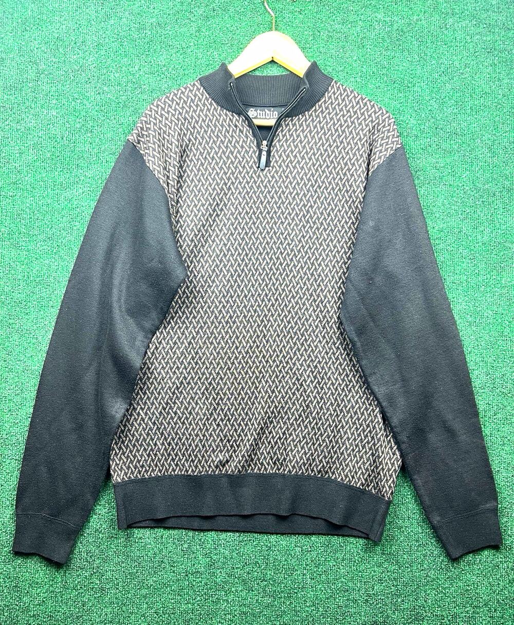 Studio by Omega Men’s Herringbone Sweater